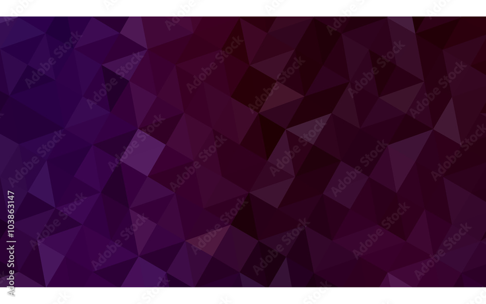 Dark purple polygonal design pattern, which consist of triangles and gradient in origami style. Dark purple polygonal design pattern, which consist of triangles and gradient in origami style.