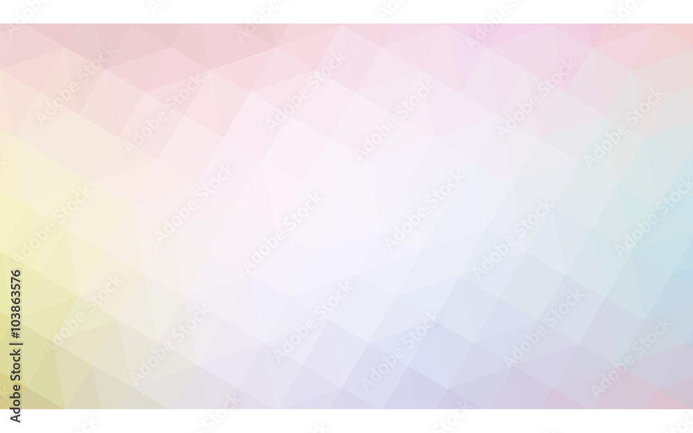 Multicolor polygonal design pattern, which consist of triangles and gradient in origami style.