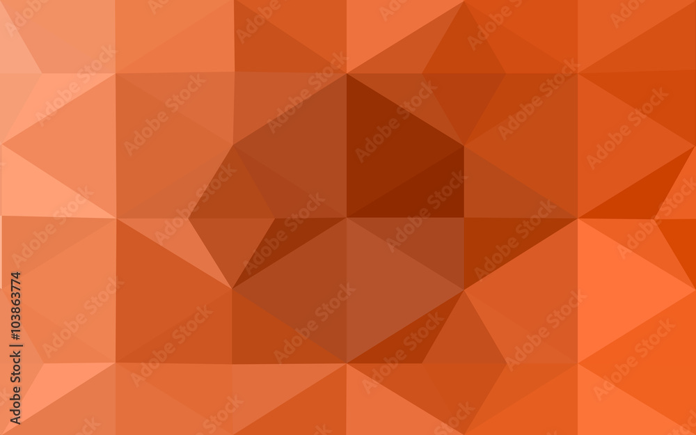 Orange polygonal pattern, which consist of triangles and gradient, background in origami style. Orange polygonal pattern, which consist of triangles and gradient, background in origami style.