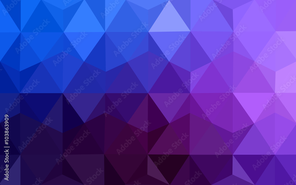 Multicolor dark pink, blue polygonal design pattern, which consist of triangles and gradient in origami style. Multicolor dark pink, blue polygonal design pattern, which consist of triangles and gradient in origami style.