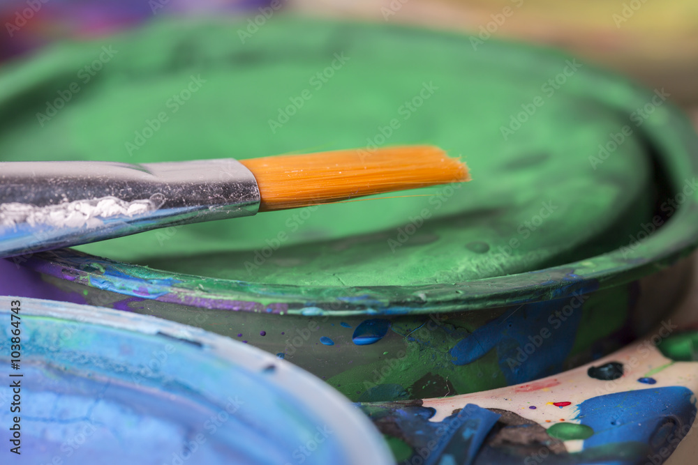 Fototapeta premium Paintbrush Close Up