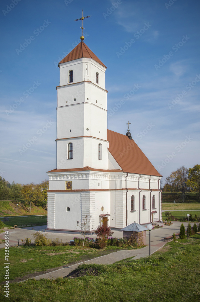 Belarus, Zaslavl: Spaso-Preobrazhensky orthodox church.