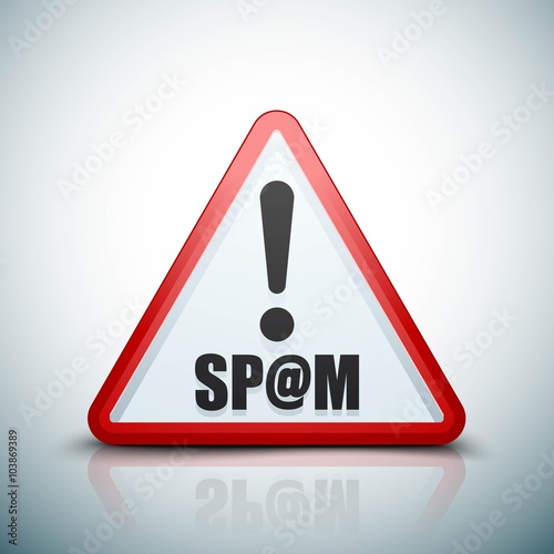 Spam Attention sign