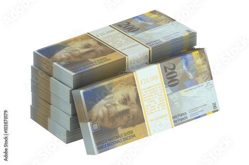 pack of swiss franc