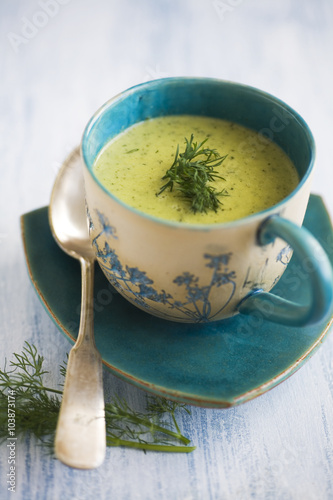 Soup and dill