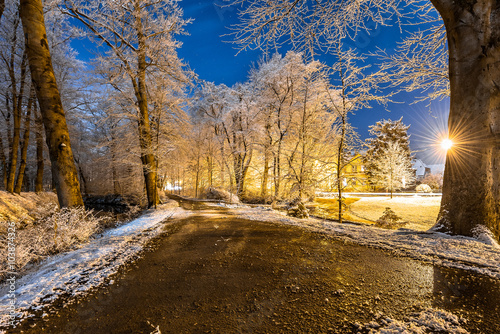 Winter im Stadtpark Bernau