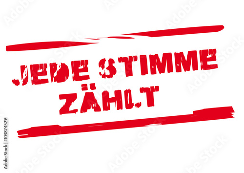 Stempel - Jede Stimme zählt