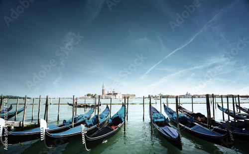 Grand Canal and San Giorgio Maggiore church  Venice