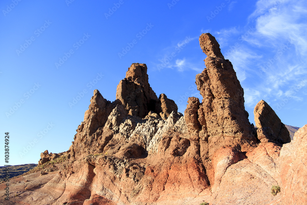 Teide national park in Tenerife, Canary islands, Spain.