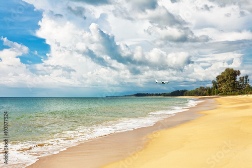 Exotic tropical beach.