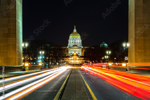 Pennsylvania State Capitol, the seat of government for the U.S. state of Pennsylvania, located in Harrisburg © mandritoiu
