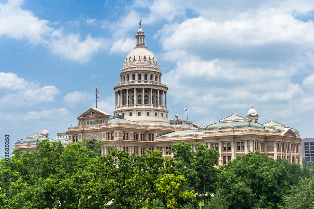 Naklejka premium Texas State Capitol in Austin, TX