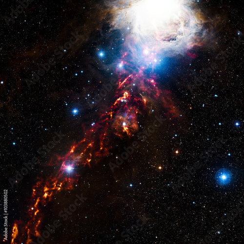 Fototapeta Naklejka Na Ścianę i Meble -  Stars nebula in space. Elements of this image furnished by NASA