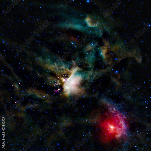 Fototapeta Naklejka Na Ścianę i Meble -  Stars nebula in space. Elements of this image furnished by NASA