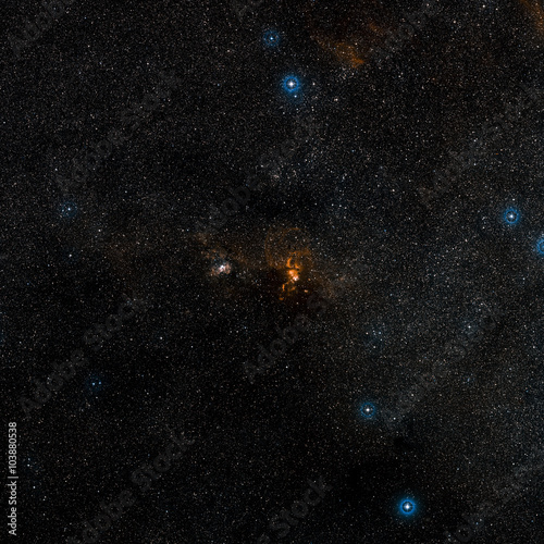 Fototapeta Naklejka Na Ścianę i Meble -  Stars nebula in space. Elements of this image furnished by NASA