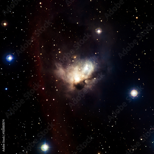 Stars nebula in space. Elements of this image furnished by NASA