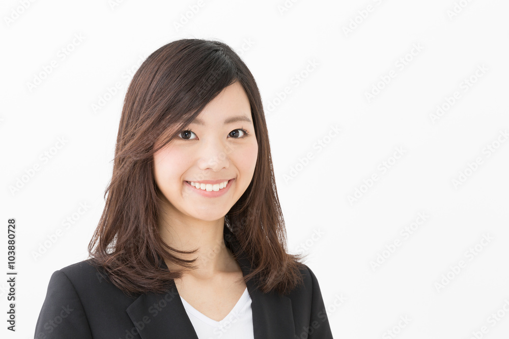 portrait of asian businesswoman isolated on white background portrait of asian businesswoman isolated on white background