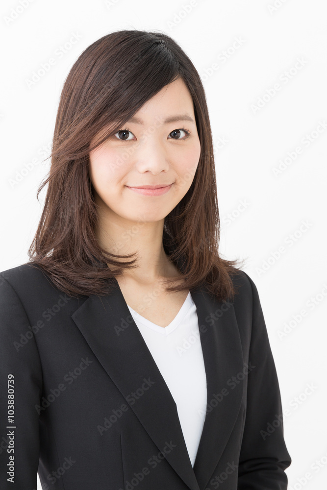 portrait of asian businesswoman isolated on white background portrait of asian businesswoman isolated on white background