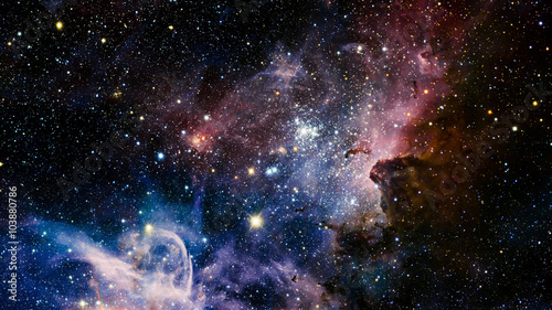 Obraz na płótnie Stars nebula in space. Elements of this image furnished by NASA