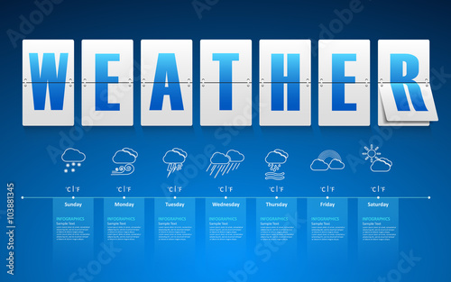 Abstract weather template. vecter eps 10.