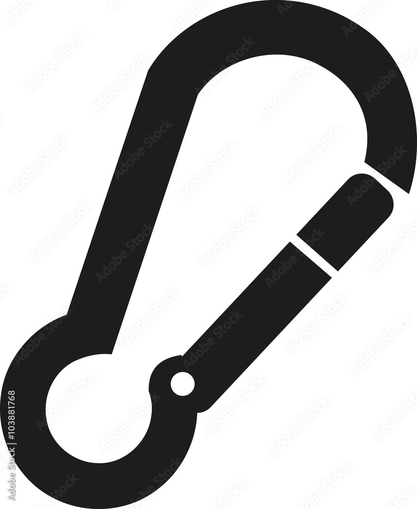 Carabiner symbol Adobe Stock