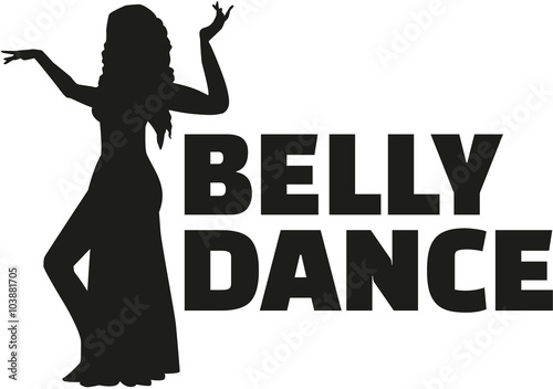 Belly dance woman