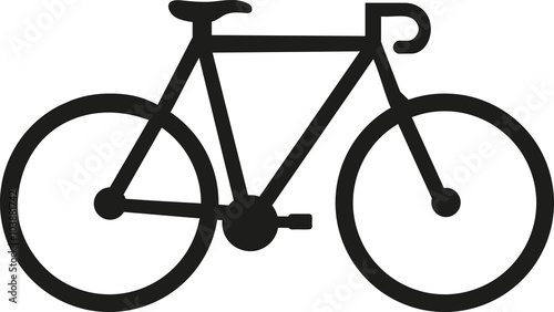 Racing bike icon