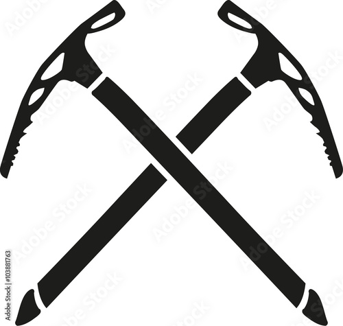 Ice picks crossed