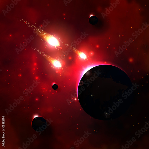 concept of space, abstract background