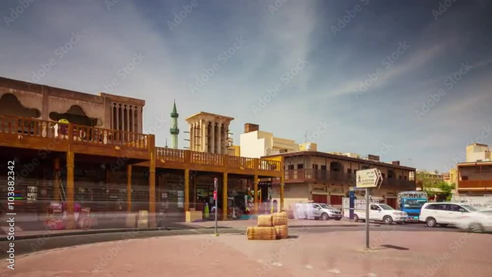 dubai creek deira panorama market square street view 4k time lapse uae
dubai creek deira panorama market square street view 4k time lapse uae