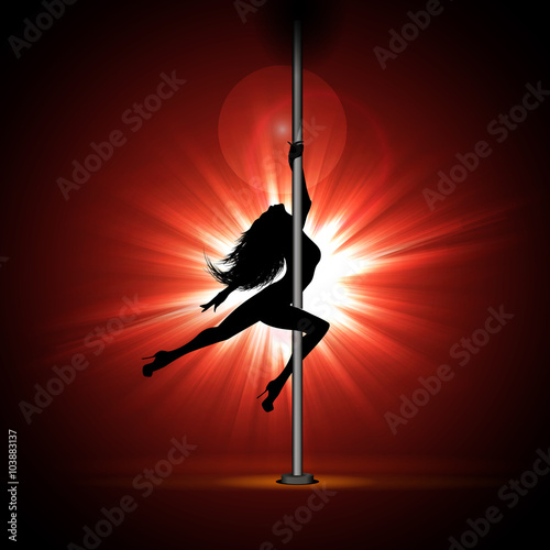 girl dancing striptease