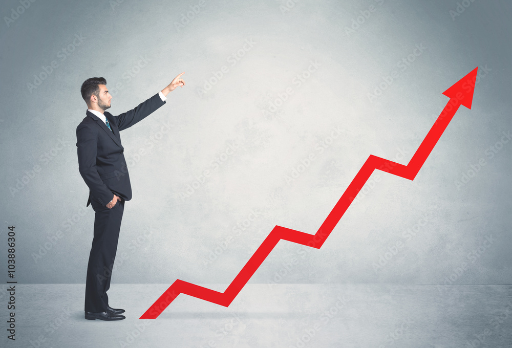 Climbing on red graph arrow Climbing on red graph arrow