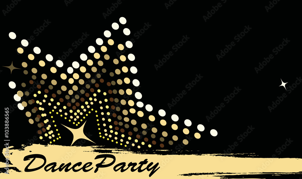 Horizontal dance club banner Horizontal dance club banner