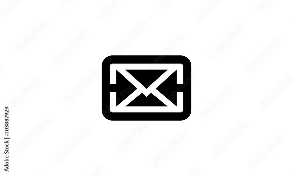 illustration logo from arrow with email logo design concept illustration logo from arrow with email logo design concept