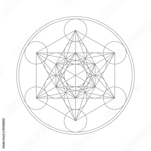 Metatrons Cube - Flower of life.