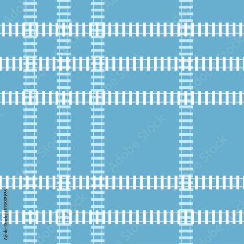 Seamless railroad background