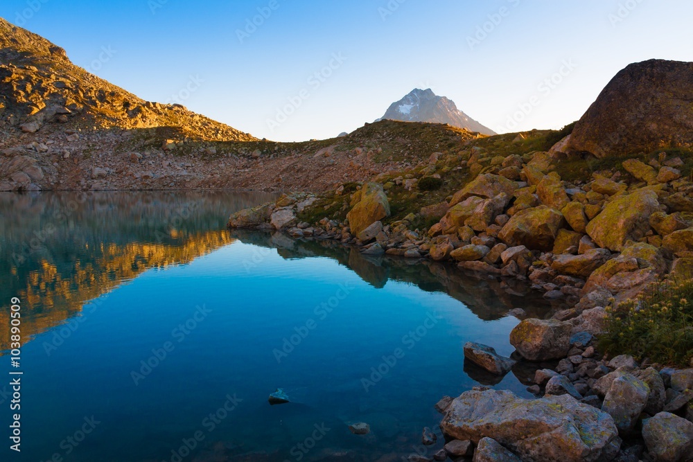 Fototapeta premium Lake day summer