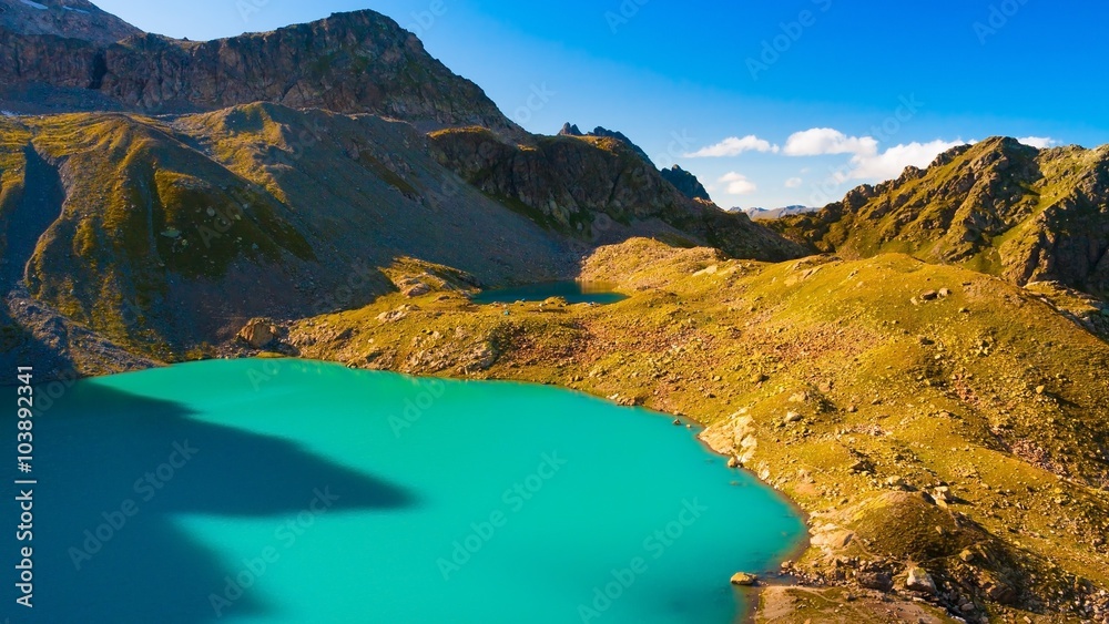 Fototapeta premium Lake day summer