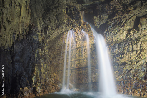 Grotte di Stiffe  cascata interna