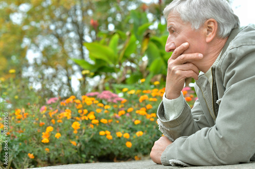 Portrait of senior man