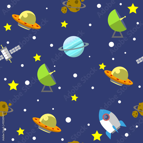 Space pattern illustration 01