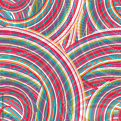 Abstract striped seamless pattern