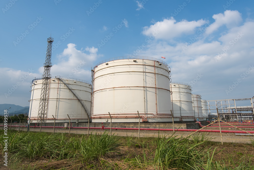 gas processing factory. landscape with gas and oil industry gas processing factory. landscape with gas and oil industry
