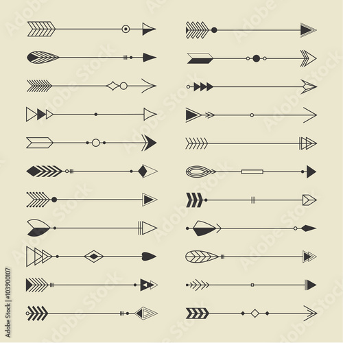 Tribal elements collection. 