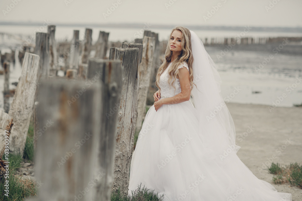 Fototapeta premium wedding day in odessa