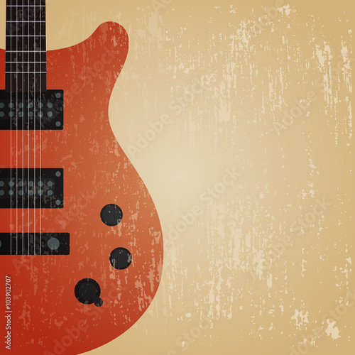 grunge electric guitar