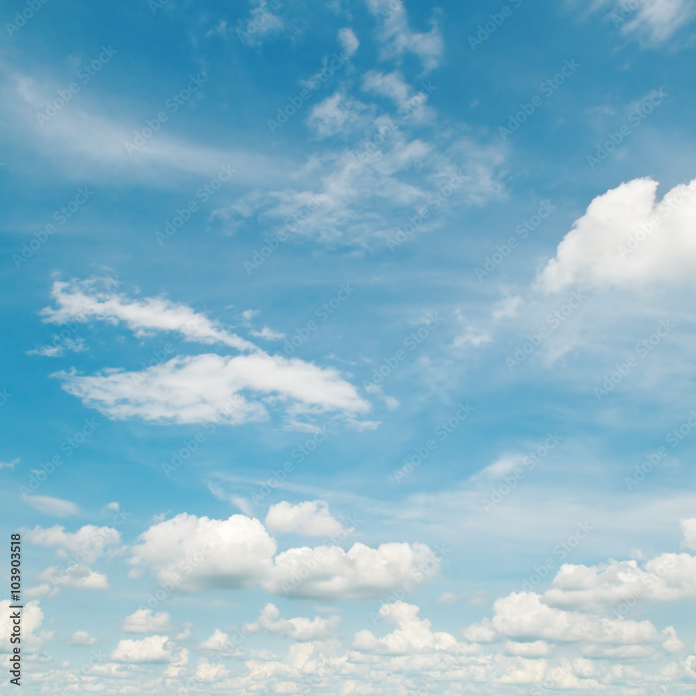 Obraz premium białe puszyste chmury