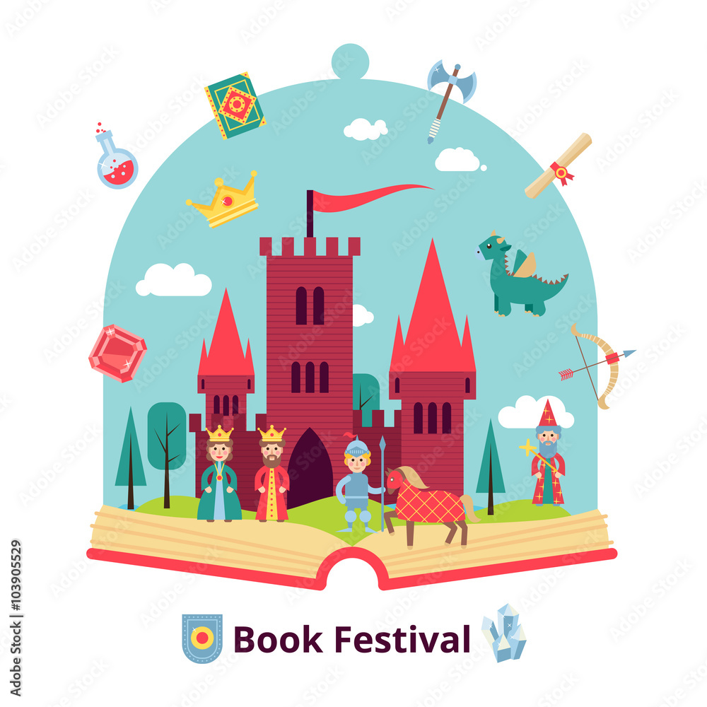 Obraz premium Fairytale Concept Illustration