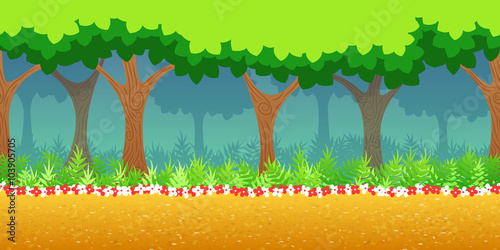 Forest Game Background