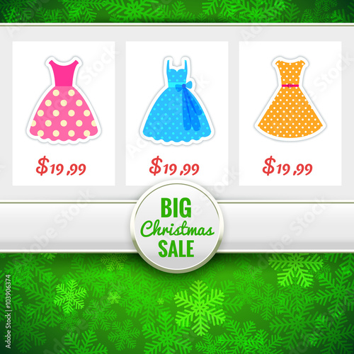 Christmas Sale Background